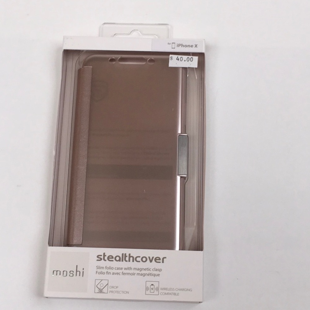 New Moshi Stealthcover slim folio Case -iPhone X